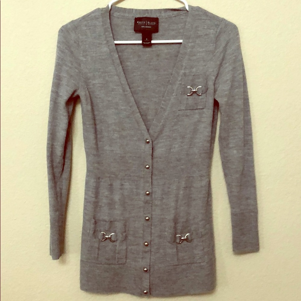 White House Black Market grey sweater